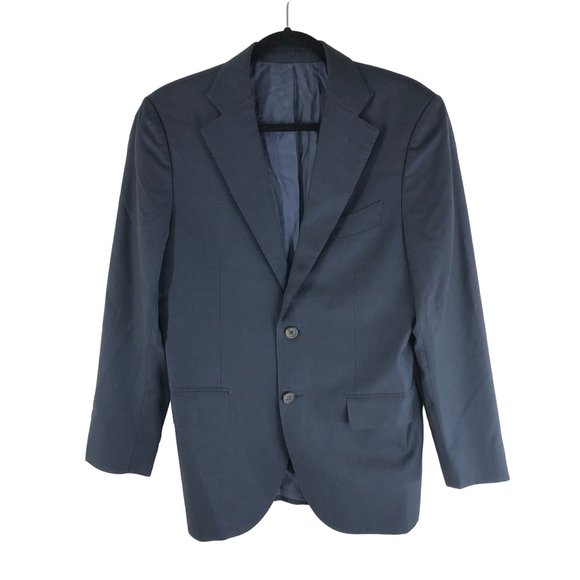 Suit Supply Mens Jacket Pure Wool S110 Vitale Barberis Canonico Navy Blue 48